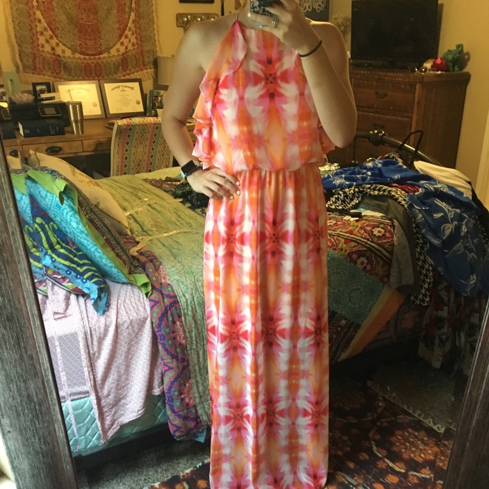 Bright maxi dress